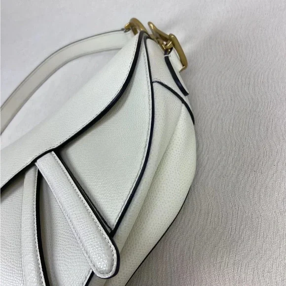 SOLD - DIOR Grained Calfskin Saddle Bag - Picture 6 of 9
